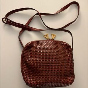 Vintage Americana by Sharif Woven Leather Crossbody